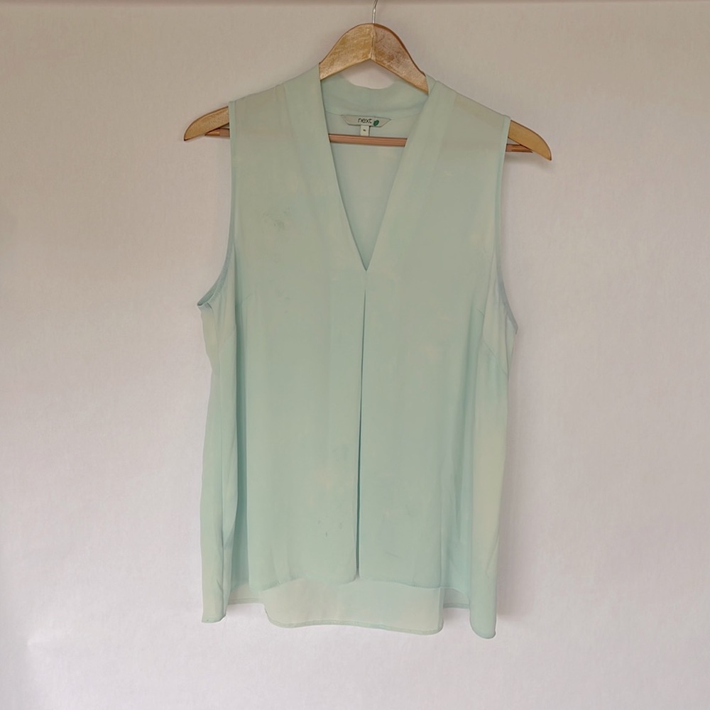 Next Baby Blue Sheer Tank